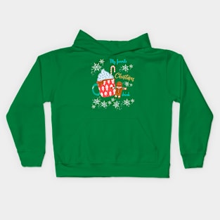 My Favorite Christmas drink Kids Hoodie